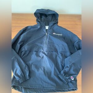 Men’s Navy Blue Champion Windbreaker size: Small